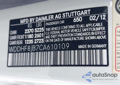 2012 Mercedes-Benz E 350 4Matic from USA, damaged, VIN WDDHF8JB7CA610109